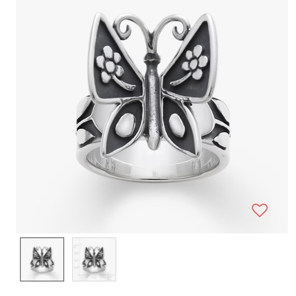 Beautiful James Avery Mariposa Ring
